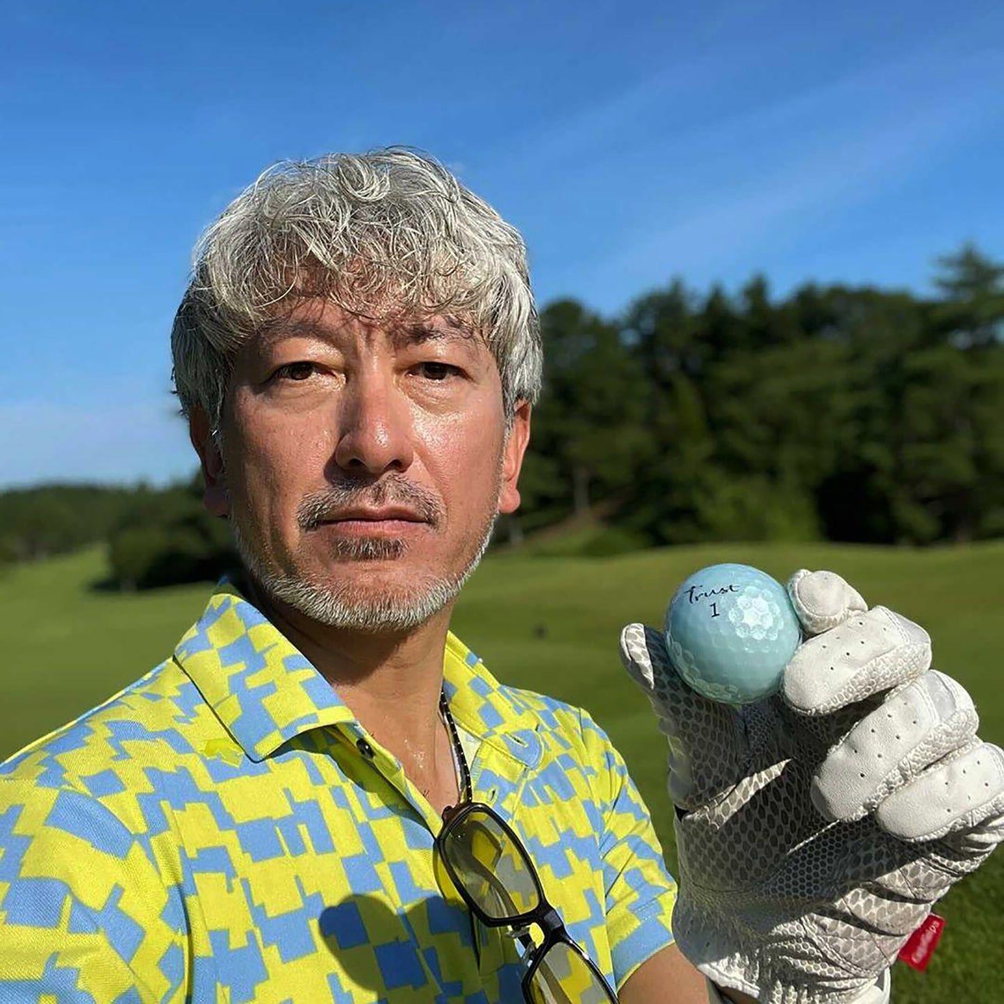 Trust Golf Balls Aurora Blue – Balles de golf colorées, uréthane cristal, boîte de 12