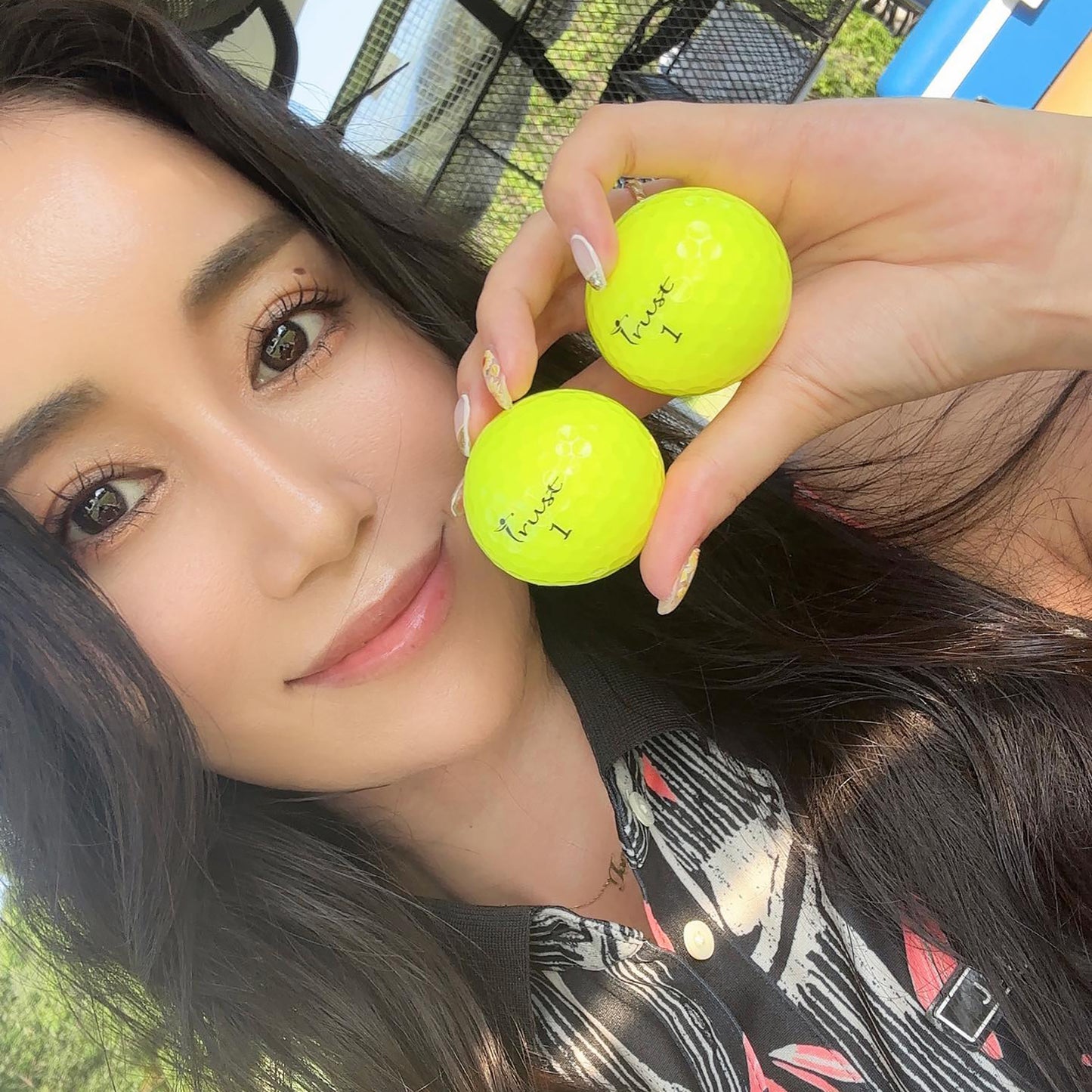 Trust Golf Balls Aurora Yellow – Balles de golf colorées, uréthane cristal, boîte de 12