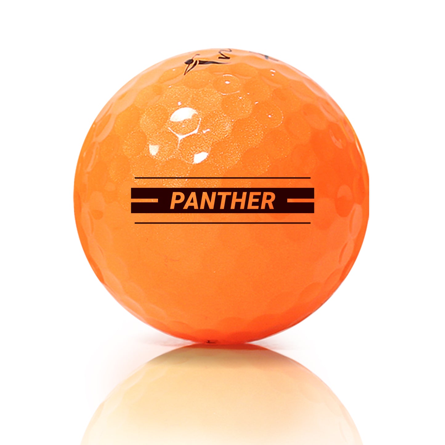 Trust Golf Balls Panther Orange – Balles de golf colorées, uréthane cristal, boîte de 12