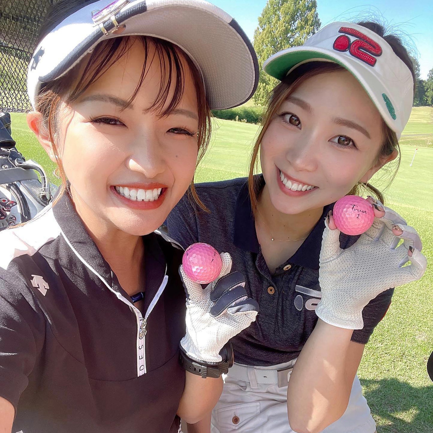 Trust Golf Balls Rosa Pink – Balles de golf colorées, uréthane cristal, boîte de 48, Roségold